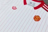 25-26 Man Utd White red Training Short Suit
