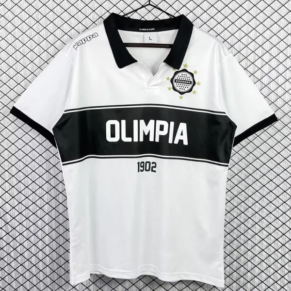 2012 Club Olimpia Home Retro Soccer Jersey