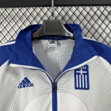 26-27 Greece White Blue Windbreaker
