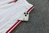 25-26 Man Utd White red Training Short Suit