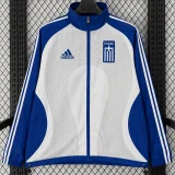 26-27 Greece White Blue Windbreaker