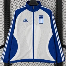 26-27 Greece White Blue Windbreaker