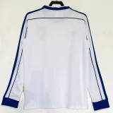 1998 Brazil White Long Sleeve Retro Soccer Jersey (长袖)