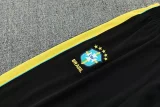 26-27 Brazil Black Half Pull Tracksuit (半拉链)