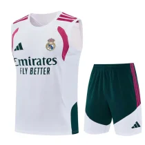 26-27 RMA White Tank top and shorts suit