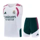 26-27 RMA White Tank top and shorts suit