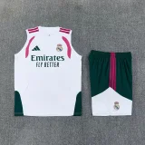 26-27 RMA White Tank top and shorts suit
