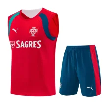 26-27 Portugal Red Tank top and shorts suit