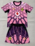 26-27 Dortmund Pink Goalkeeper Kids Soccer Jersey