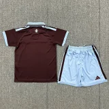 26-27 Aston Villa Home Kids Soccer Jersey