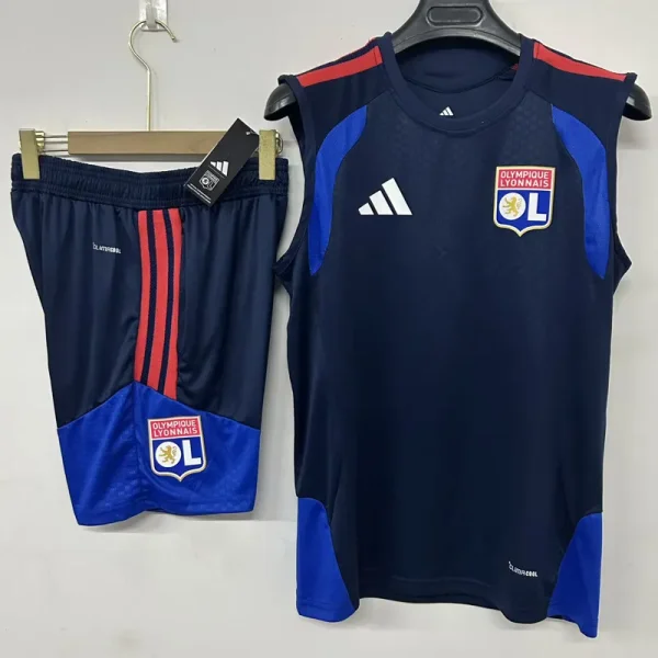 26-27 Lyon Royal blue Tank top and shorts suit (背心短裤)