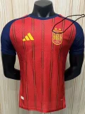 26-27 Spain Home 2 Stars Player Version Soccer Jersey (带2颗星)