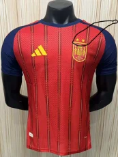 26-27 Spain Home 2 Stars Player Version Soccer Jersey (带2颗星)
