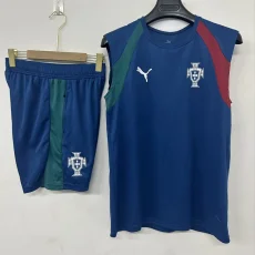 26-27 Portugal Lake blue Tank top and shorts suit (背心短裤)