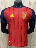 26-27 Spain Home 2 Stars Player Version Soccer Jersey (带2颗星)