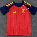 26-27 Spain Home 2 Stars Fans Soccer Jersey (带2颗星)