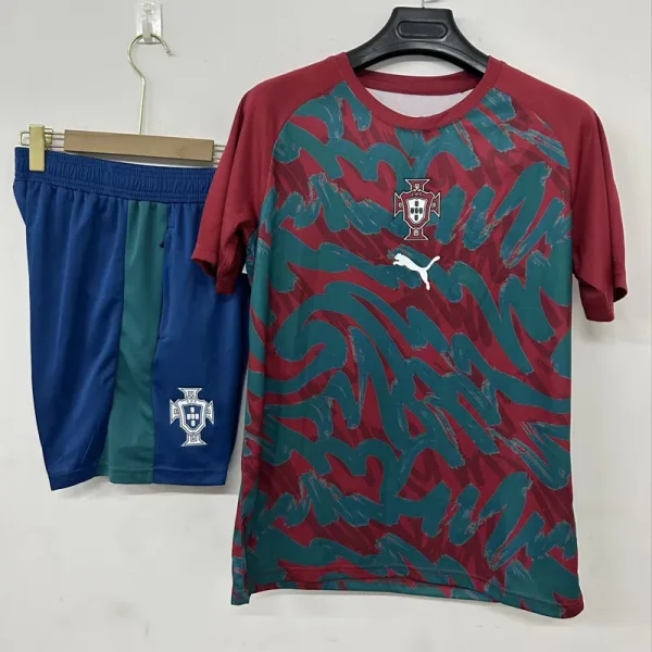 26-27 Portugal Red Training Short Suit