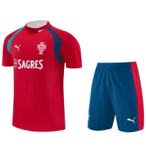 26-27 Portugal Red Training Short Suit