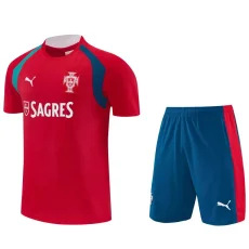 26-27 Portugal Red Training Short Suit