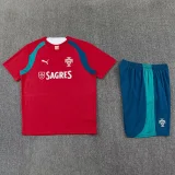 26-27 Portugal Red Training Short Suit