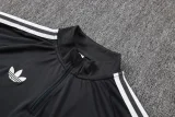 26-27 Germany Black Half Pull Tracksuit #B26058(半拉链)