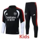 26-27 ARS Black Kids Half Pull Tracksuit #E26040(童装)(半拉链)