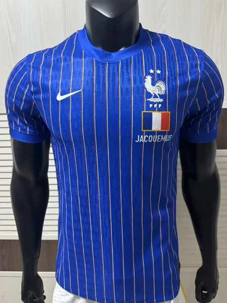 26-27 France Blue Player Version Training shirts