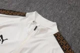 26-27 Man City Beige Kids Half Pull Tracksuit #E26054(童装)(半拉链)