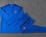 26-27 France Fancy blue Half Pull Tracksuit #B26042(半拉链)