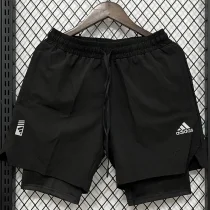 D631 AD Black Casual Short Pants