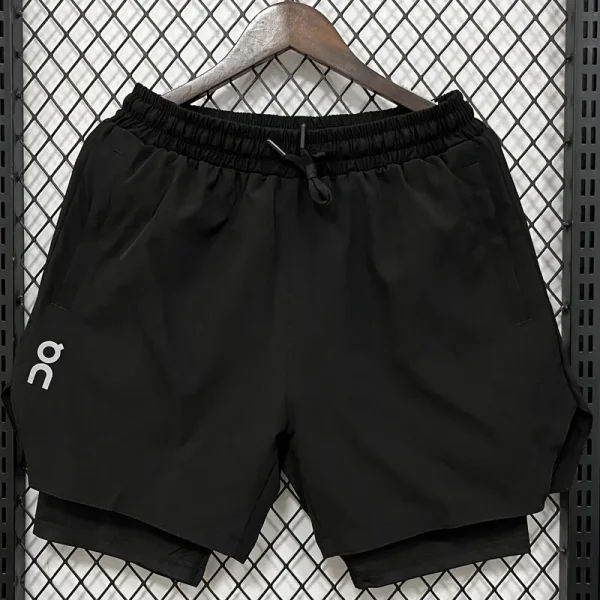 D632 ON Black Casual Short Pants