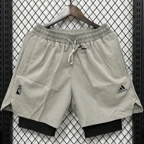 D631 AD Gray Casual Short Pants