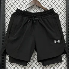 D630 UA Black Casual Short Pants