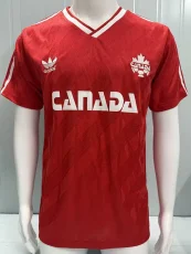 1986 Canada Home Retro Soccer Jersey