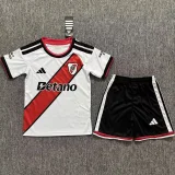 26-27 River Plate Home Kids Soccer Jersey