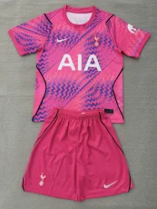 26-27 TOT Pink Goalkeeper Kids Soccer Jersey