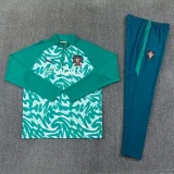 26-27 Portugal Green Half Pull Tracksuit (半拉链)