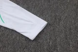26-27 Brazil White Half Pull Tracksuit #B26078(半拉链)