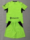 26-27 ACM Green Goalkeeper Kids Soccer Jersey