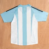 2002 Argentina Home Retro Soccer Jersey