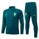 26-27 Brazil Dark green Half Pull Tracksuit #B26076(半拉链)