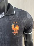 26-27 France Black Casual Edition Player Version Training shirts