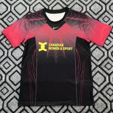 26-27 Canada Black Red Training shirts