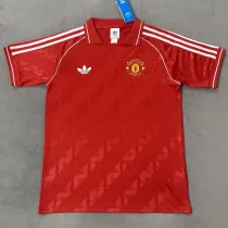 26-27 Man Utd Red Casual Edition Fans Training shirts (有领)