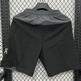 D2601 ON Black Casual Short Pants