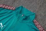 26-27 Portugal Green Half Pull Tracksuit #B26074(半拉链)