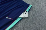 26-27 BAR Lake blue Half Pull Tracksuit (半拉链)