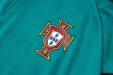 26-27 Portugal Green Half Pull Tracksuit #B26074(半拉链)
