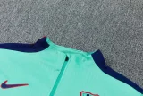 26-27 BAR Lake blue Half Pull Tracksuit (半拉链)