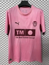 26-27 Valencia Pink Fans Soccer Jersey